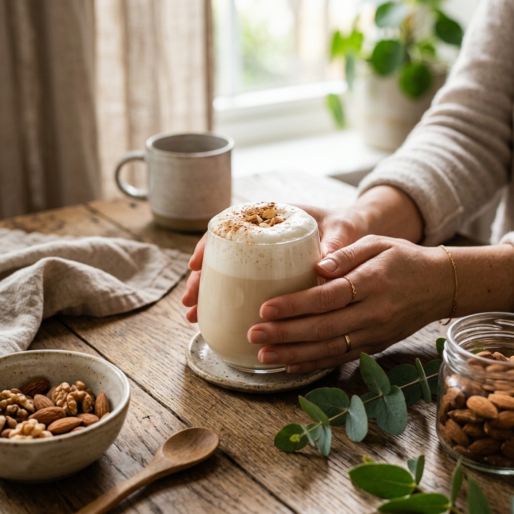 Buổi sáng với sữa hạt